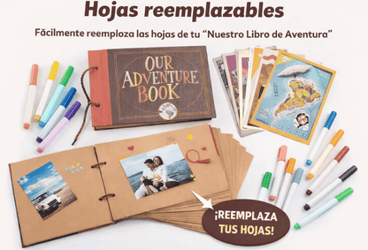 Adventure Book with 40 pages. Kraft Paper