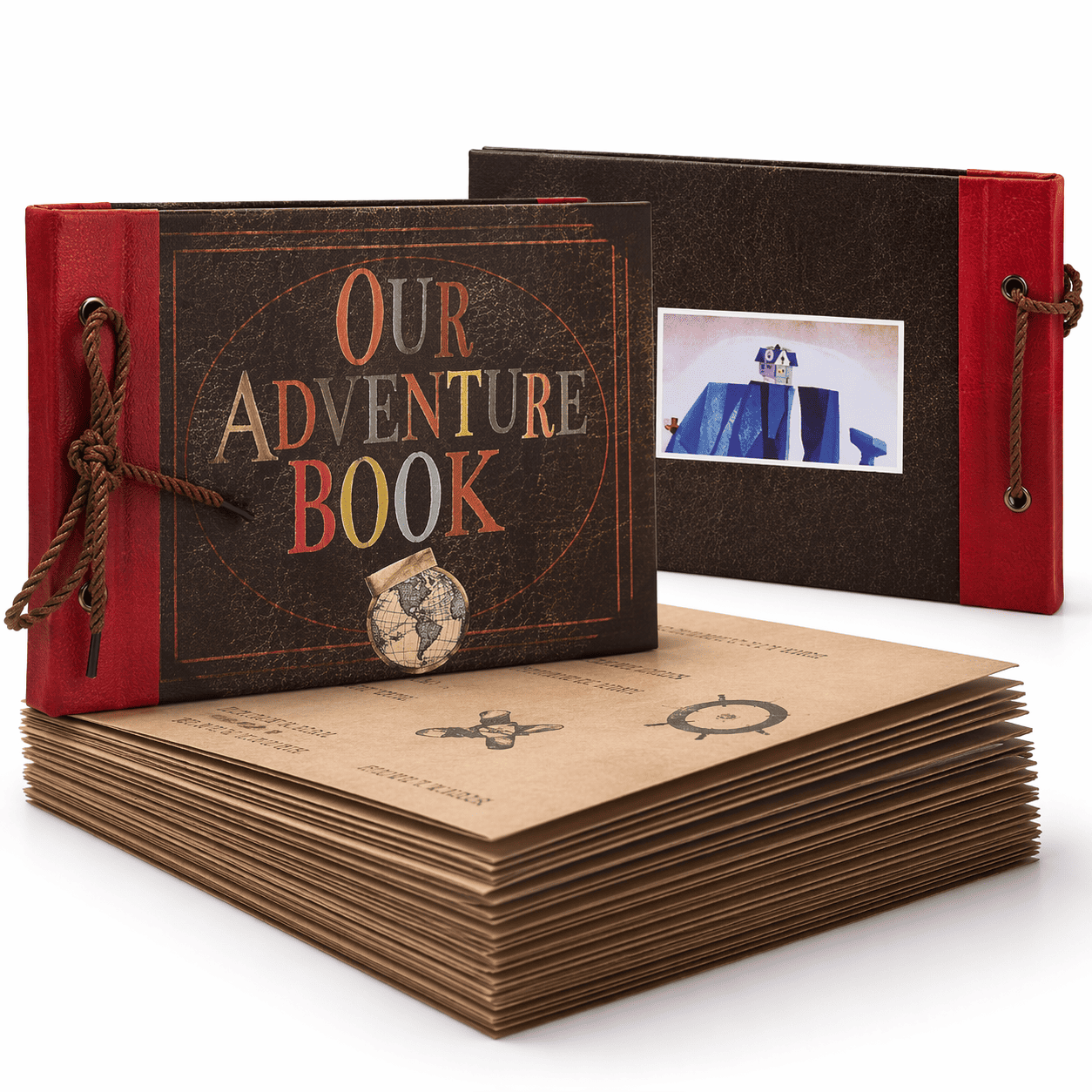Adventure Book with 40 pages. Kraft Paper